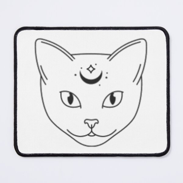 Artikelvorschau, Mondkatze entworfen und verkauft von Wavytarot.
