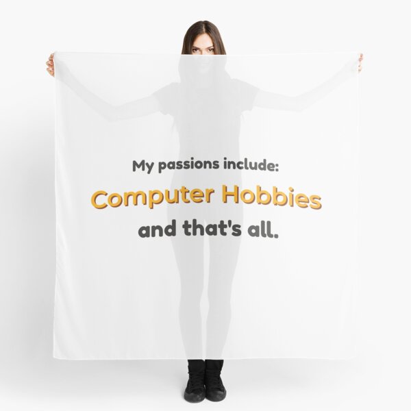 Item preview, Computer Hobbies is my passion designed and sold by cooldesignsalot.