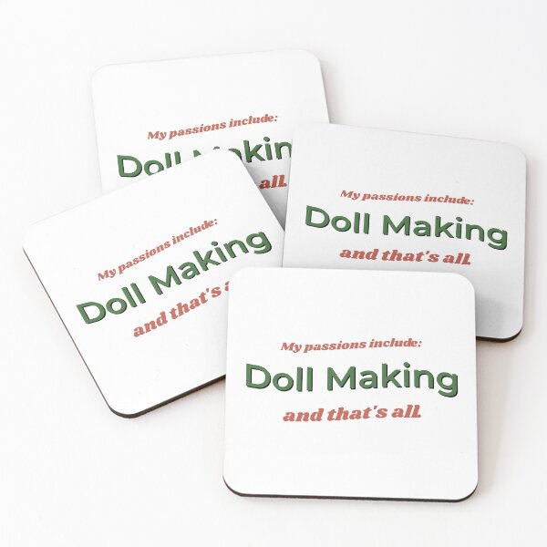 Item preview, Doll Making is my passion designed and sold by cooldesignsalot.