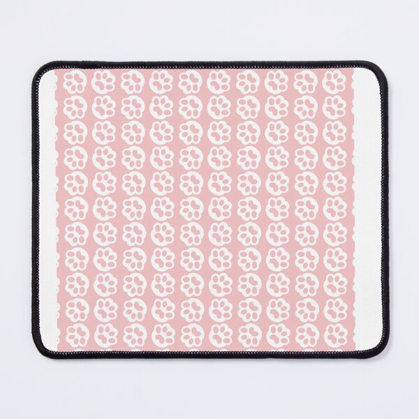 Item preview, Cute Adorable Pink Cat Paw  Pattern Lovely cat mat  gift for cat lovers gift for cat owners  designed and sold by GhostAmine.