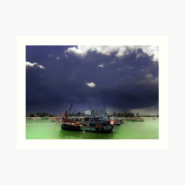 Storm Light Art Print