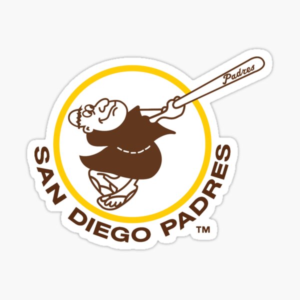 San Diego Padres STICKER - City Connect Colors MLB California SD baseball