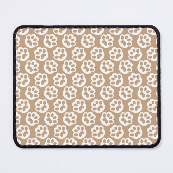 Item preview,  Adorable Light Brown Cat Paw  Pattern Lovely cat mat  gift for cat lovers gift for cat owners  designed and sold by GhostAmine.