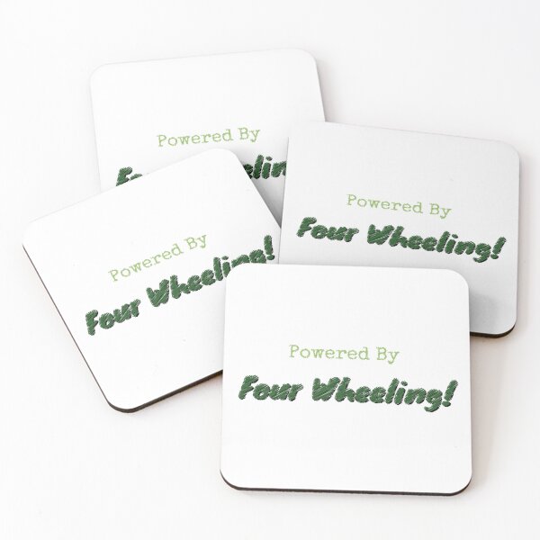 Item preview, Powered By Four Wheeling designed and sold by cooldesignsalot.