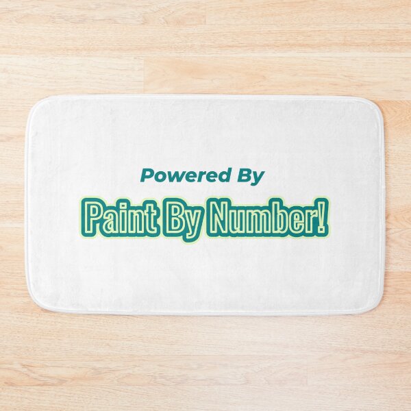 Item preview, Powered By Paint By Number designed and sold by cooldesignsalot.