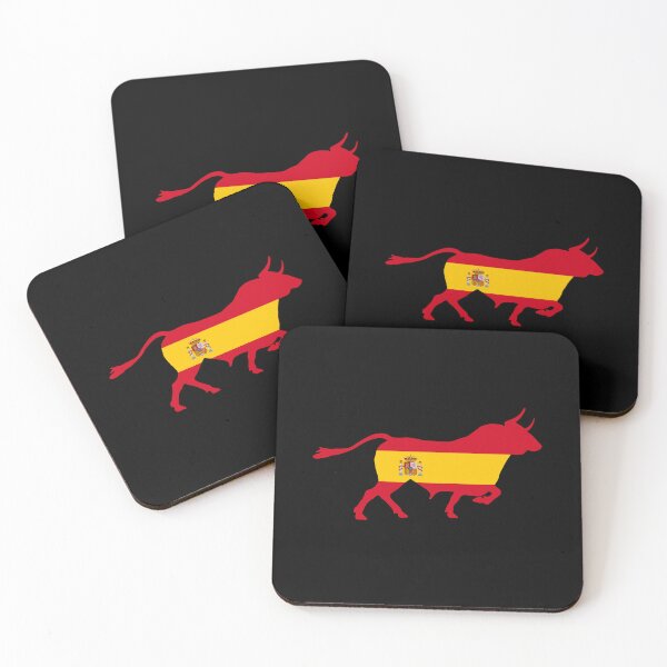 Item preview, Bull with the colors of the flag of Spain designed and sold by joseartgel.