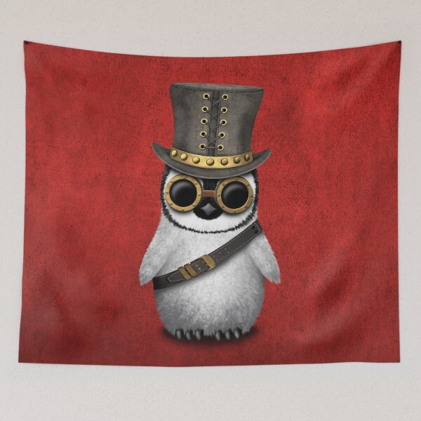 Item preview, Steampunk Baby Penguin designed and sold by JeffBartels.