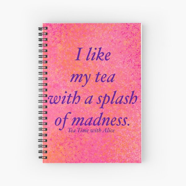 Splash of Madness Spiral Notebook