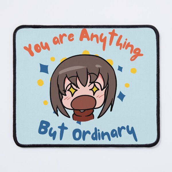 Item preview, You are Anything but Ordinary | Anime Twitch Emote | Inspirational Anime Text designed and sold by BBMarioni.
