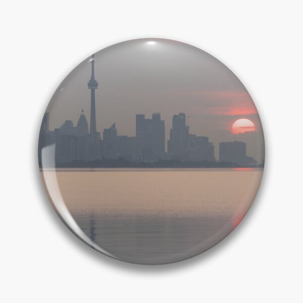 Item preview, Half a Sunrise Half a Sunpath - Toronto Skyline designed and sold by Georgia Mizuleva.