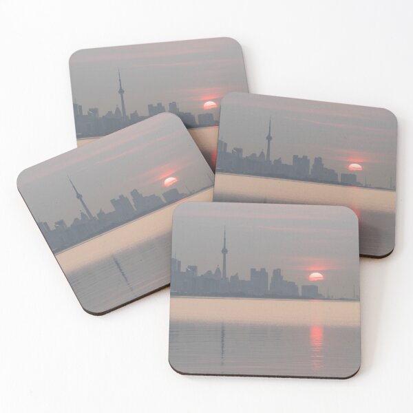 Item preview, Half a Sunrise Half a Sunpath - Toronto Skyline designed and sold by Georgia Mizuleva.