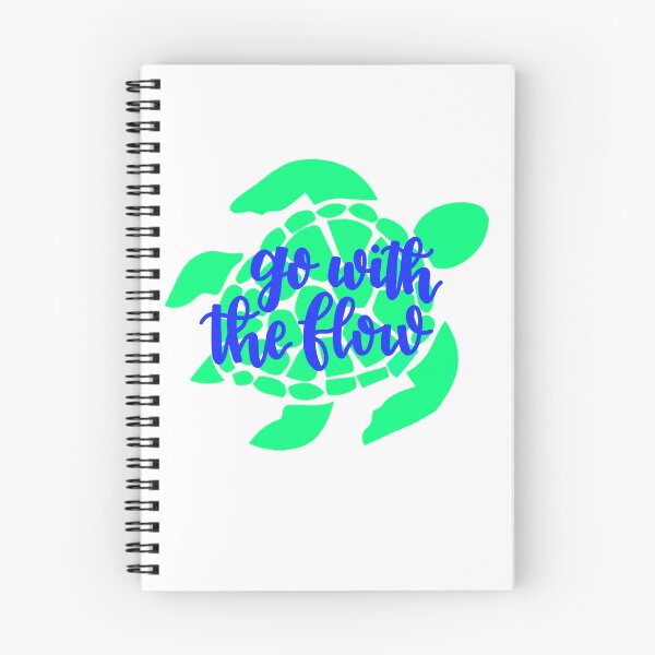 Item preview, Go With the Flow Calligraphy Turtle designed and sold by tbcalligraphy.