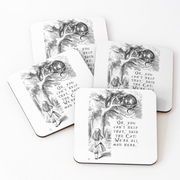 Item preview, We're all mad here designed and sold by peggieprints.
