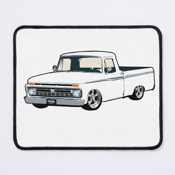 Item preview, White 60s F Truck Lowered designed and sold by CoolRide.