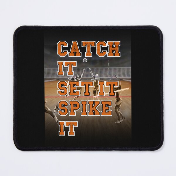 Item preview, Catch It Set It Spike It Cool Volleyball Motivational Quote For Athlete Player Classic T- designed and sold by ximenagene.