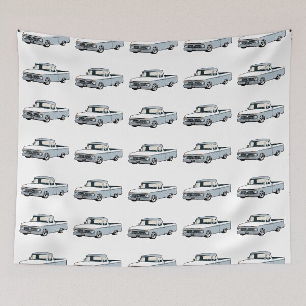 Item preview, Grey & White 60s F Truck Lowered designed and sold by CoolRide.