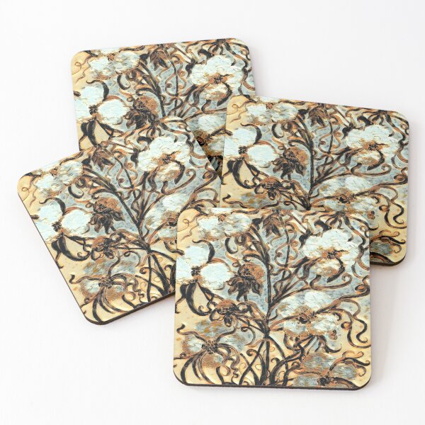 Item preview, Cotton Plant in Sepia Tones designed and sold by EloiseArt.