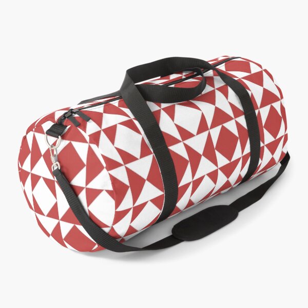 Item preview, Geometric Triangles in Pantone Valiant Poppy designed and sold by ilexdesigns.