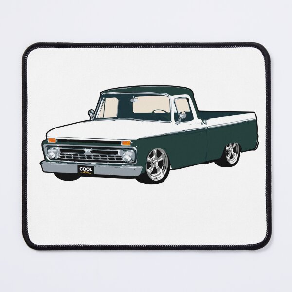 Item preview, Green & White 60s F Truck Lowered designed and sold by CoolRide.