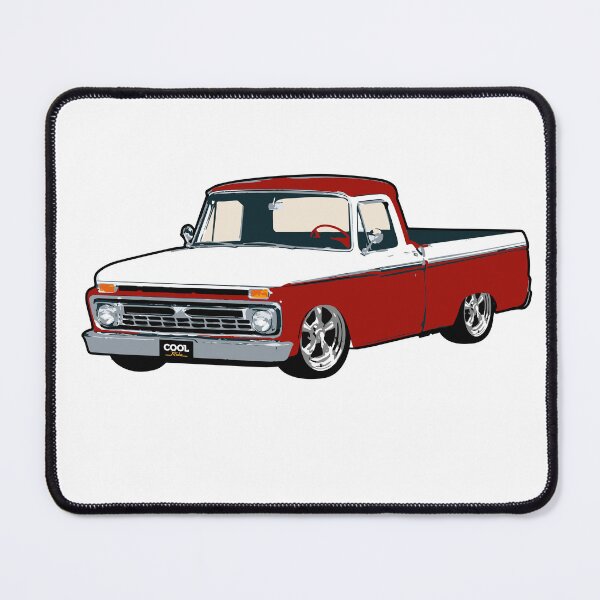 Item preview, Red & White 60s F Truck Lowered designed and sold by CoolRide.