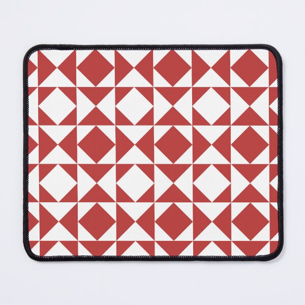 Item preview, Geometric Triangles in Pantone Valiant Poppy designed and sold by ilexdesigns.