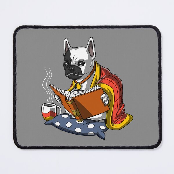 Item preview, French Bulldog Reading A Book designed and sold by underheaven.