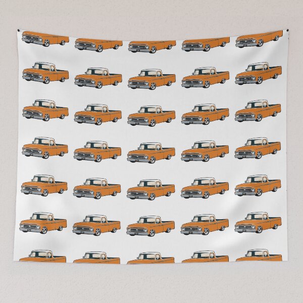 Item preview, Yellow 60s F Truck Lowered designed and sold by CoolRide.