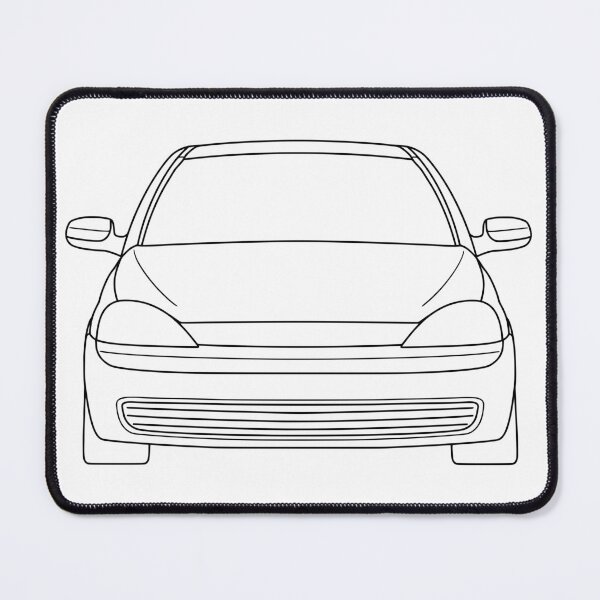 Item preview, Opel Vauxhall Corsa C Holden Barina 2000-2003 black lines designed and sold by EdimDesign.