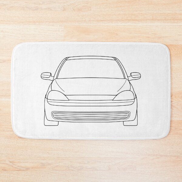 Item preview, Opel Vauxhall Corsa C Holden Barina 2000-2003 black lines designed and sold by EdimDesign.