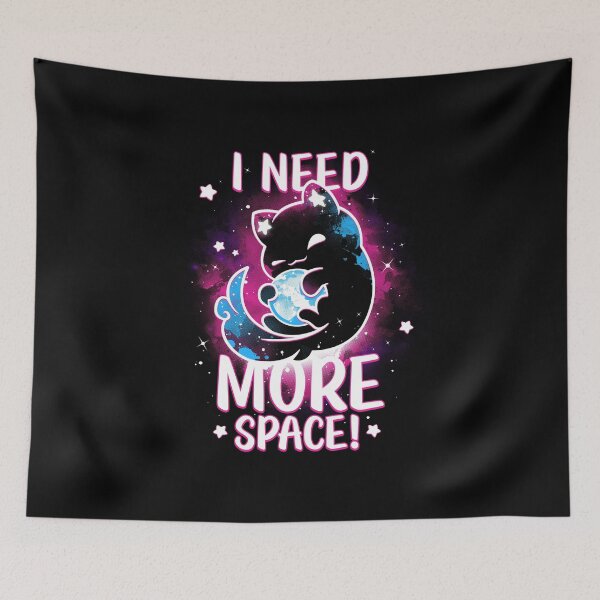 Item preview, Asking for the Universe - Evil Greedy Cat designed and sold by Snouleaf.
