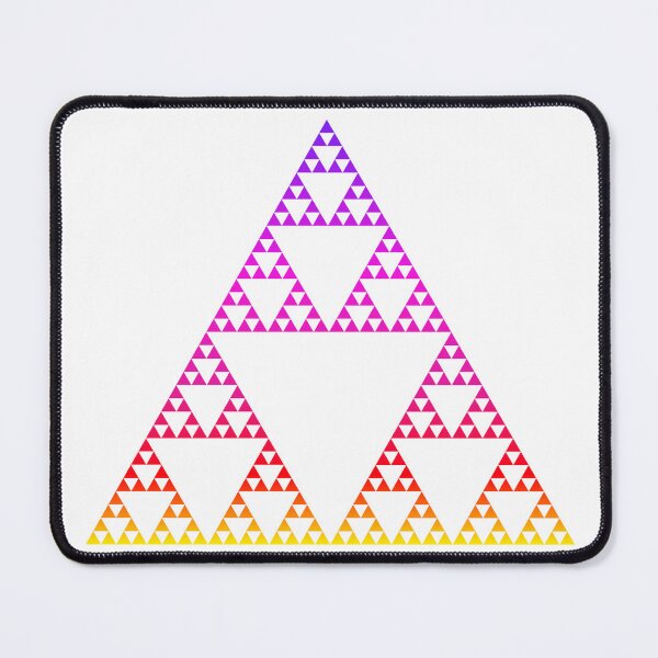 Item preview, Sierpinski Triangle - Yellow / Purple Gradient designed and sold by ilexdesigns.