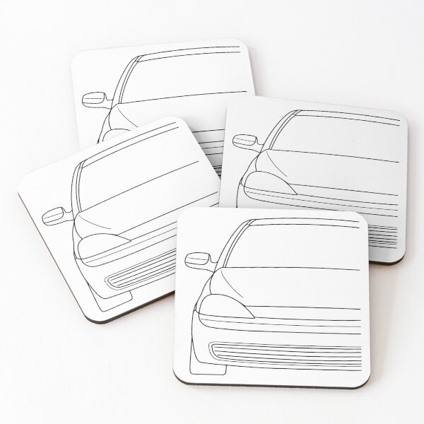 Item preview, Opel Vauxhall Corsa C Holden Barina 2000-2003 black lines designed and sold by EdimDesign.
