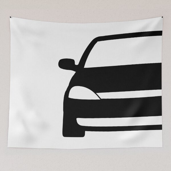 Item preview, Opel Vauxhall Corsa C Holden Barina 2000-2003 black silhouette designed and sold by EdimDesign.