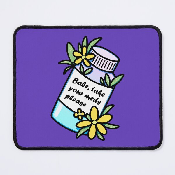 Item preview, Medicine bottle with reminder and yellow flowers designed and sold by feannaart.