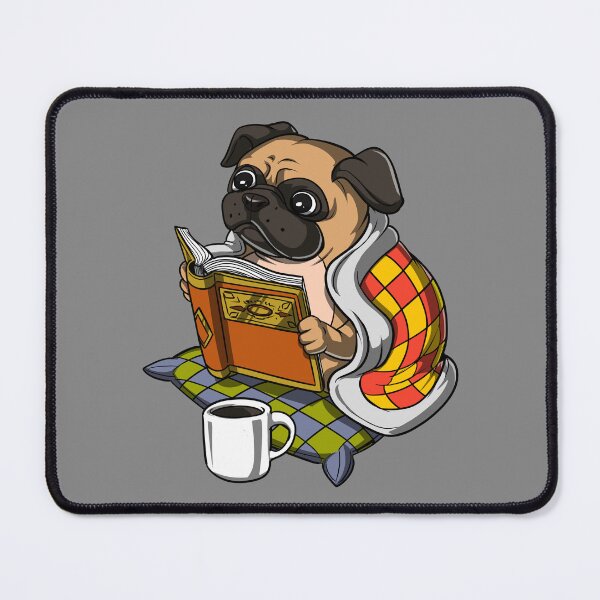 Item preview, Pug Dog Reading A Book designed and sold by underheaven.