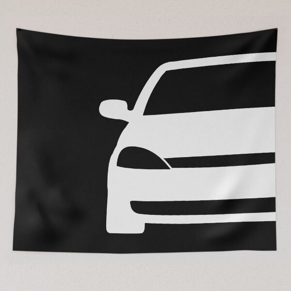 Item preview, Opel Vauxhall Corsa C Holden Barina 2000-2003 white silhouette designed and sold by EdimDesign.