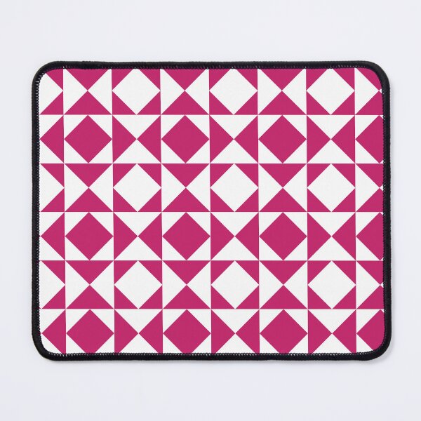 Item preview, Triangle Geometric in Pantone Pink Peacock designed and sold by ilexdesigns.