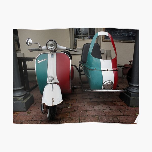 Vespa 150,Kangaroo Valley,NSW,Australia 2017 Poster