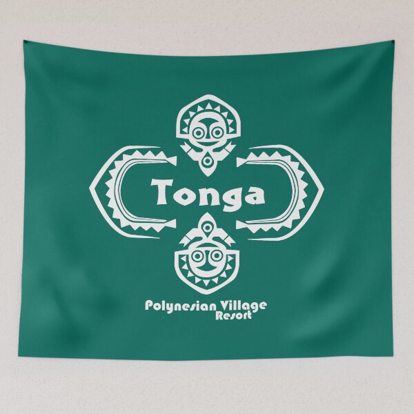 Item preview, Polynesian Village Resort Tonga Logo designed and sold by Lunamis.