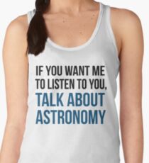 Funny Talk About Astronomy Women's Tank Top