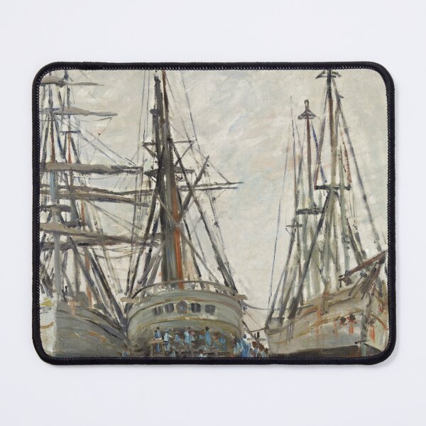 Item preview, Claude Monet - Boats designed and sold by Vintage Wall Art.