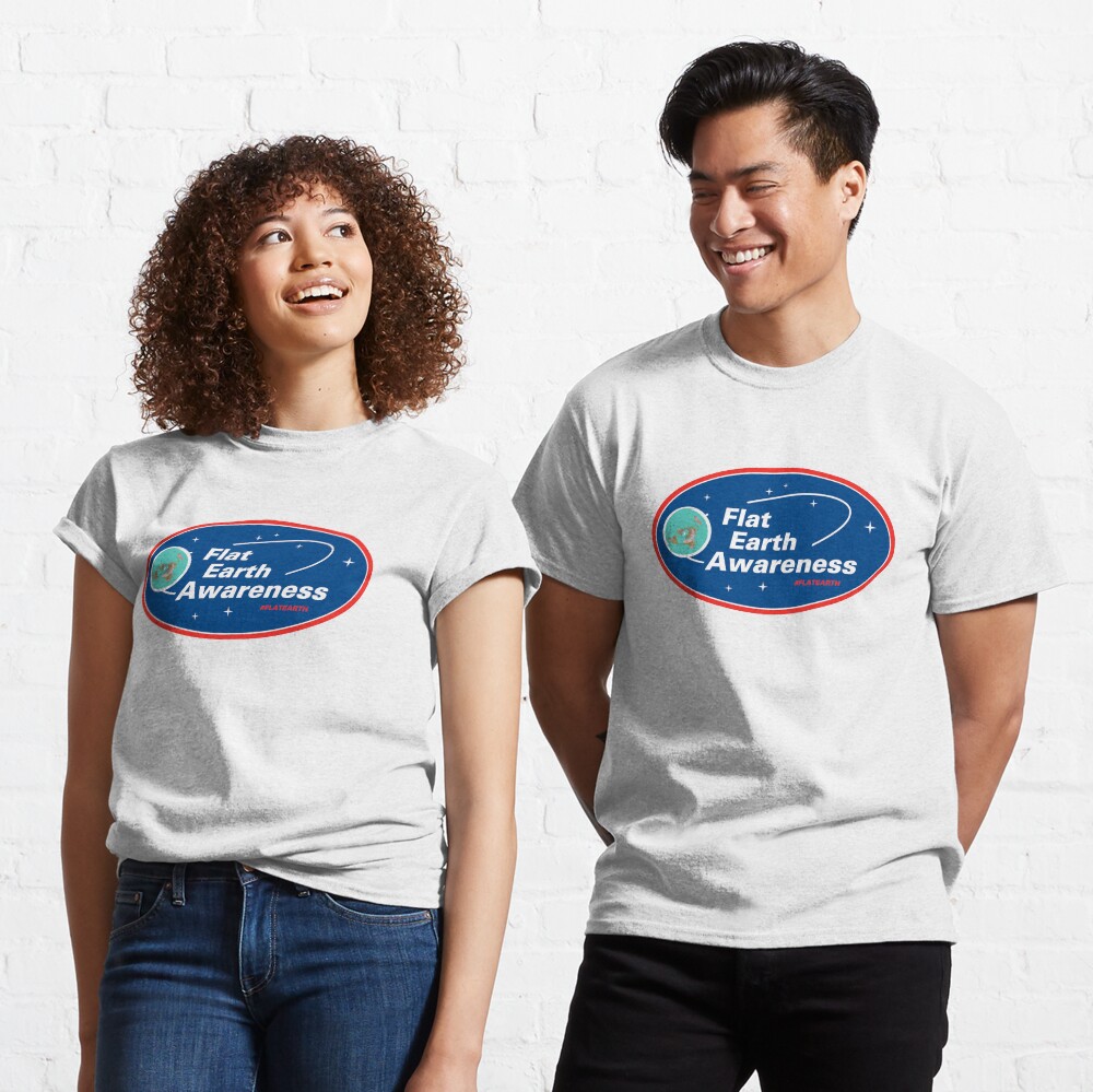 Flat Earth Awareness Classic T-Shirt
