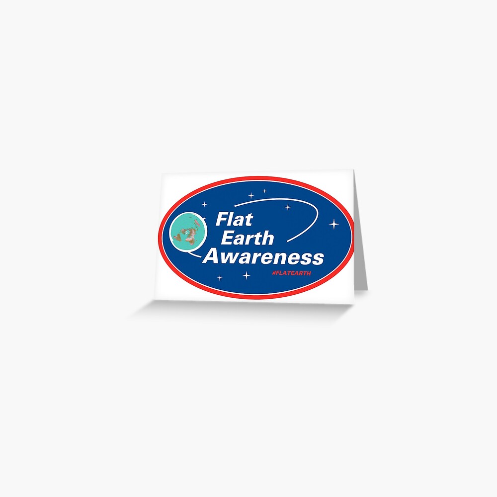 Item preview, Greeting Card designed and sold by flatearth1111.