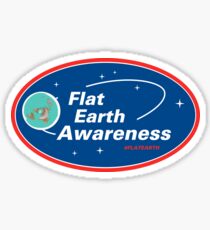 Flat Earth Awareness Sticker