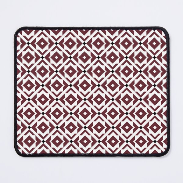 Item preview, Geometric Diamonds and Crosses in Pantone Cabernet designed and sold by ilexdesigns.