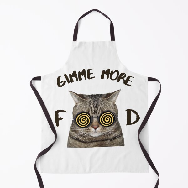 Item preview, Gimme more Food Cat, Cat Hypnotized to Eat More designed and sold by AlfabetDesign.