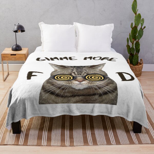 Item preview, Gimme more Food Cat, Cat Hypnotized to Eat More designed and sold by AlfabetDesign.