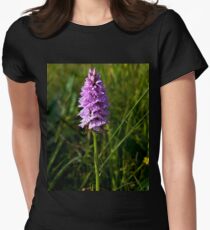 Spotted Orchid, Kilclooney, Donegal Women's Fitted T-Shirt