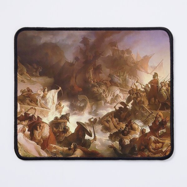 Item preview, Battle of Salamis painting designed and sold by ClassicalGreece.