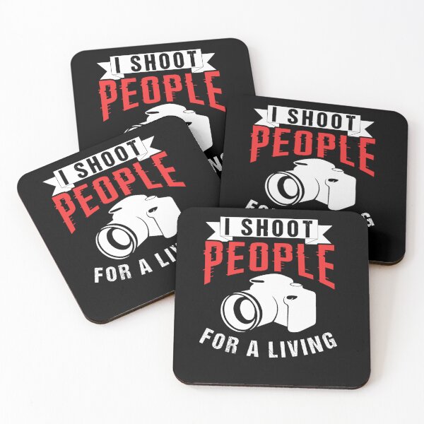 Item preview, I SHOOT PEOPLE FOR A LIVING PHOTOGRAPHER designed and sold by sobriowslen.